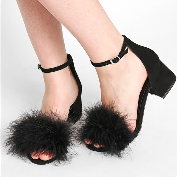 Steve madden furry heels Clearance